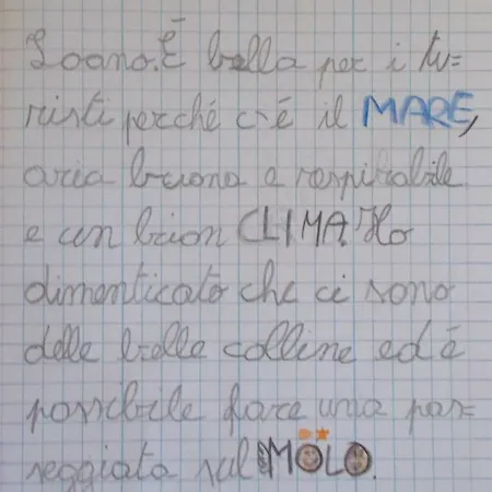 Daire Ca' Nanopulin, Fronte Porto Loano